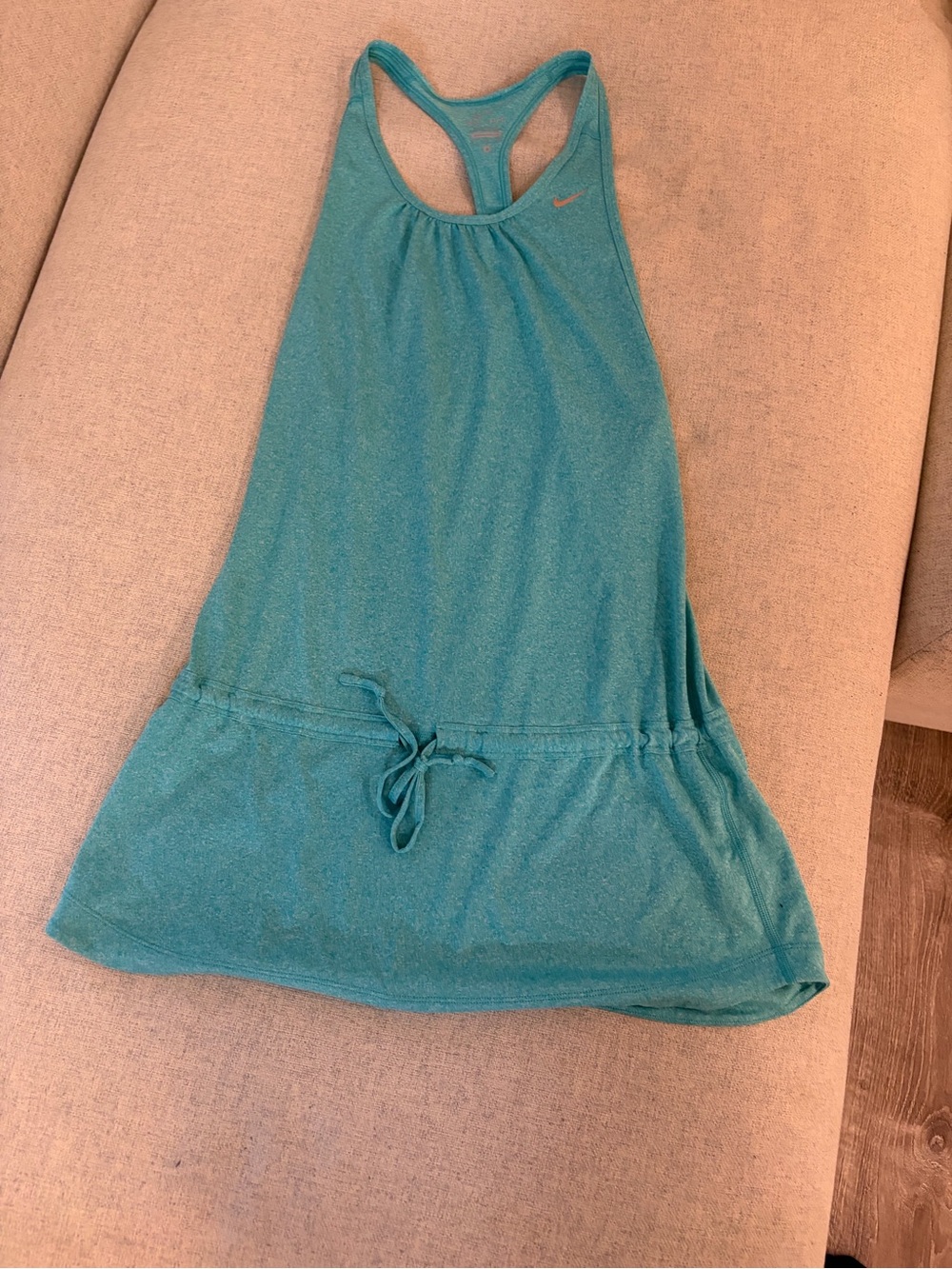 Nike Dri-FIT Turquoise Racerback Athletic Dress Size Small